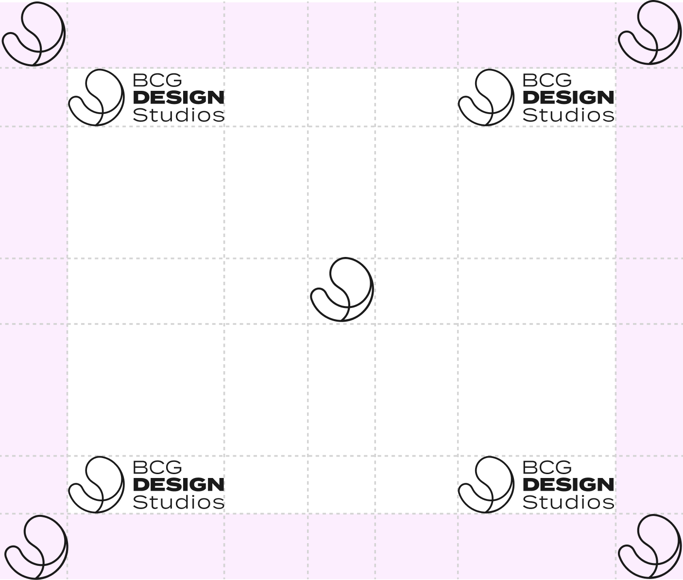 Logo positioning diagram
