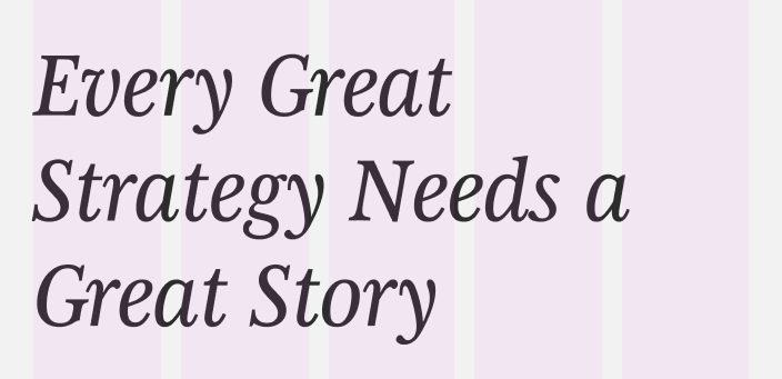 Use text big, and stacked, left aligned
